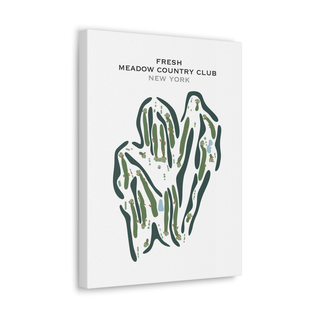 Fresh Meadow Country Club, New York - Printed Golf Course