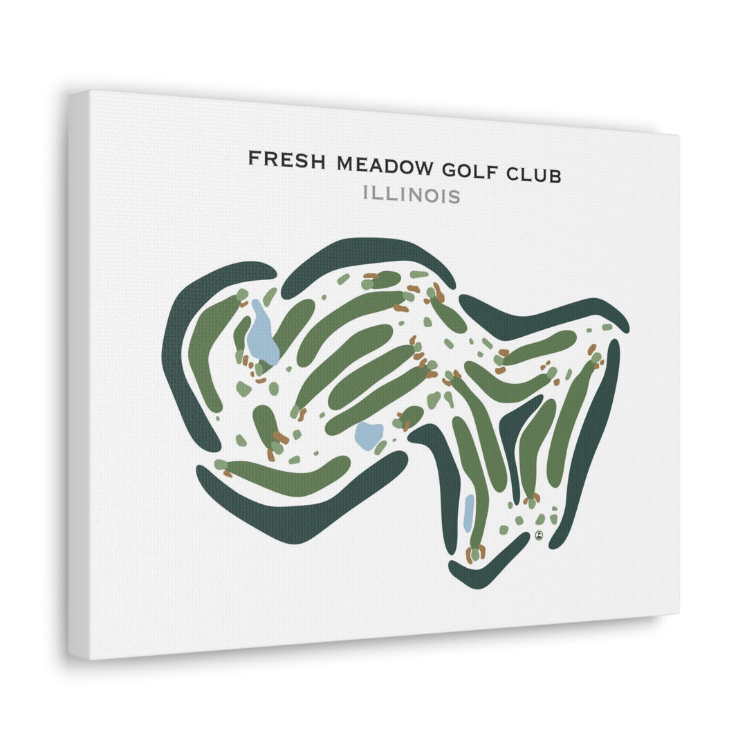 Fresh Meadow Golf Club, Illinois - Printed Golf Courses