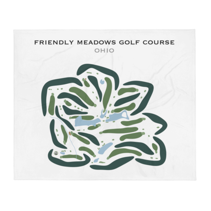 Friendly Meadows Golf Course, Ohio - Printed Golf Courses