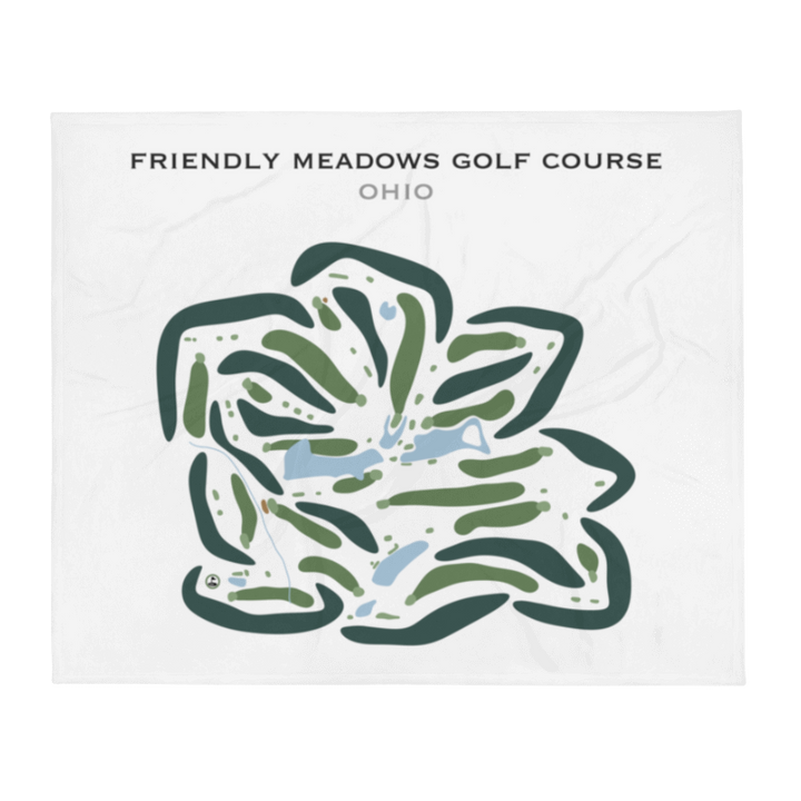 Friendly Meadows Golf Course, Ohio - Printed Golf Courses