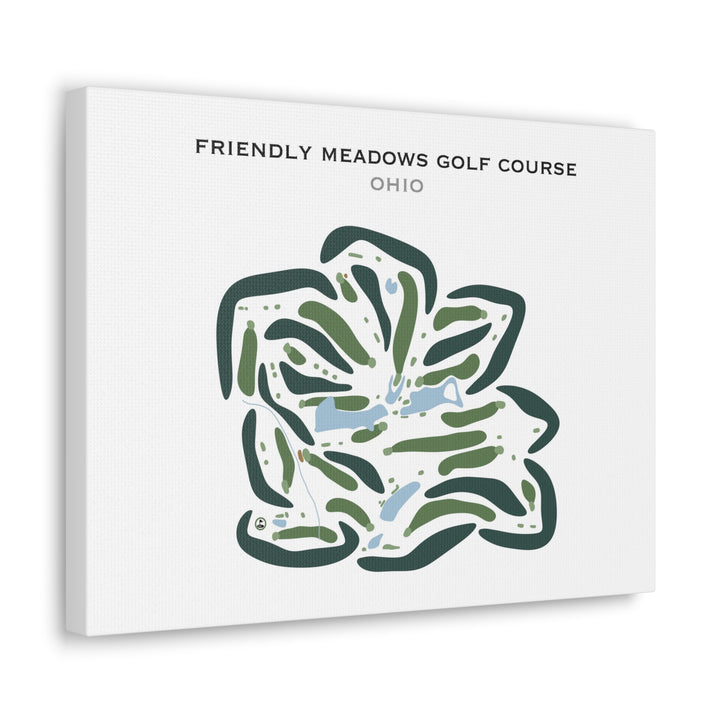 Friendly Hills Country Club, California - Printed Golf Courses