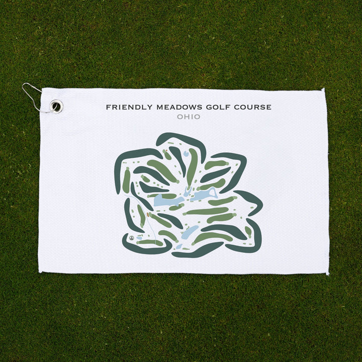 Friendly Meadows Golf Course, Ohio - Printed Golf Courses