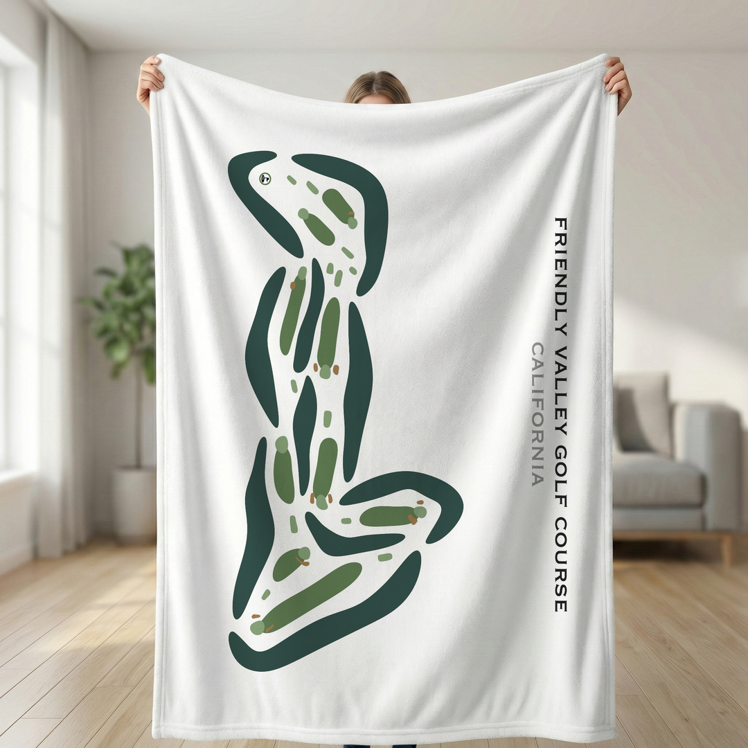 Friendly Valley Golf Course, California - Printed Golf Courses