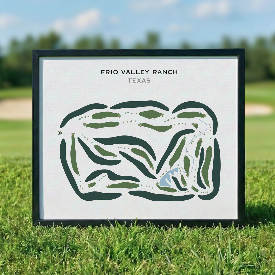 Frio Valley Ranch, Texas - Printed Golf Courses