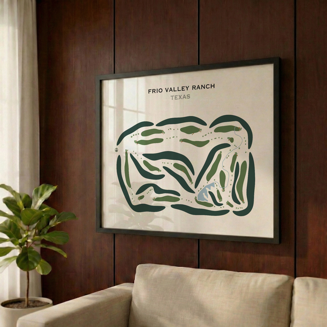 Frio Valley Ranch, Texas - Printed Golf Courses
