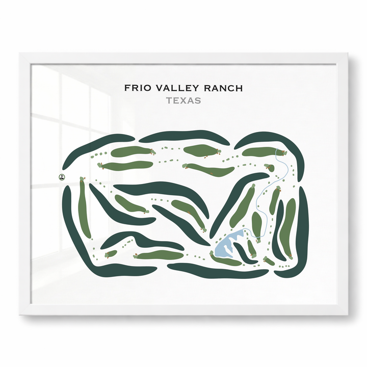 Frio Valley Ranch, Texas - Printed Golf Courses
