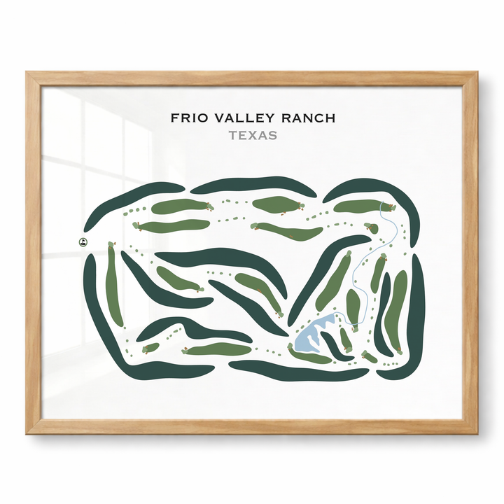 Frio Valley Ranch, Texas - Printed Golf Courses