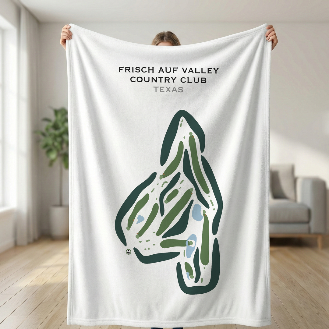 Frisch Auf Valley Country Club, Texas - Printed Golf Courses