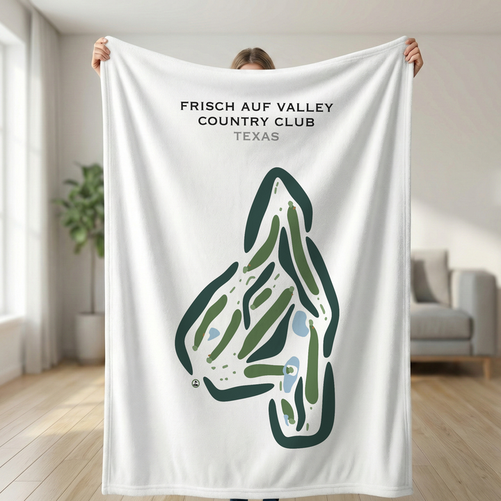 Frisch Auf Valley Country Club, Texas - Printed Golf Courses