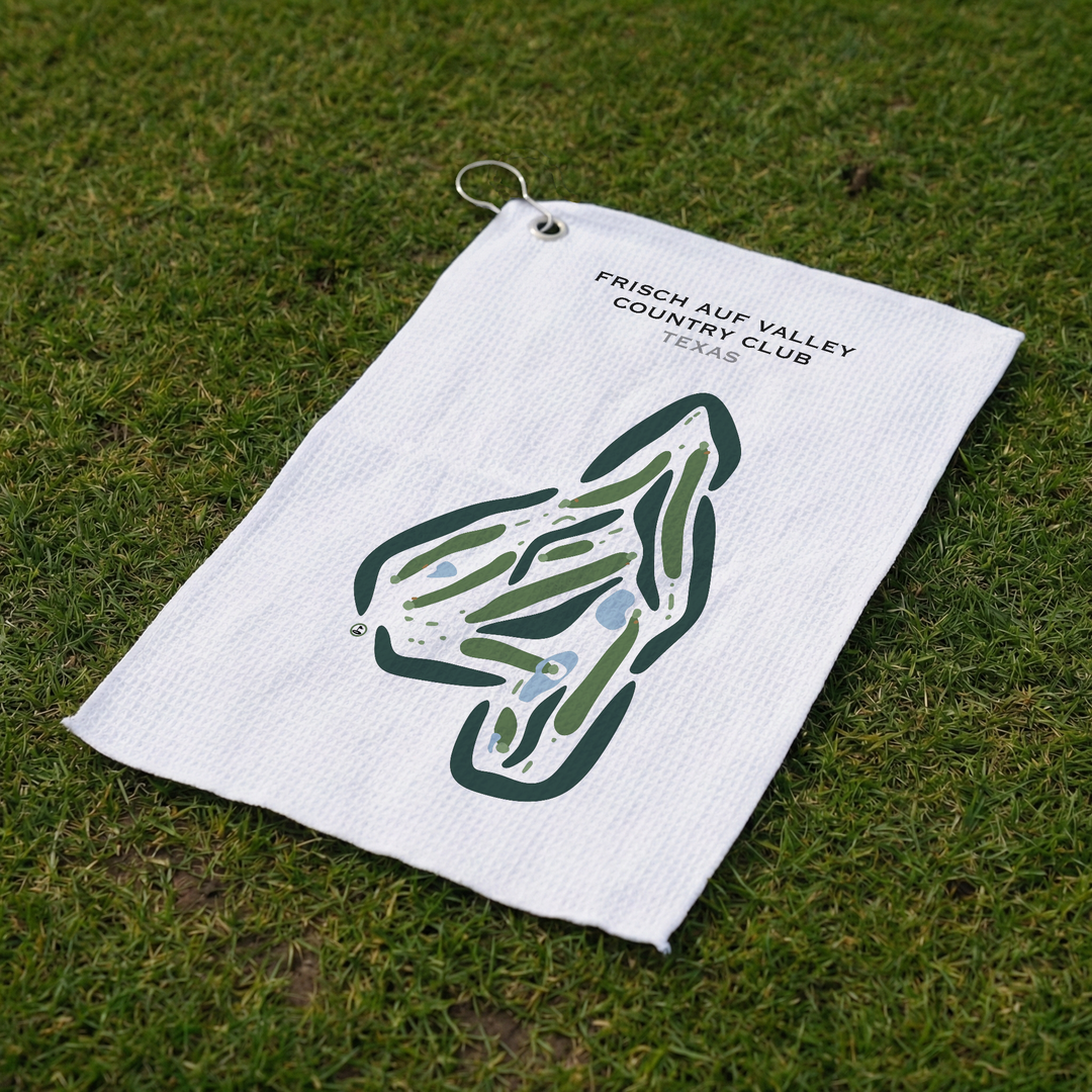 Frisch Auf Valley Country Club, Texas - Printed Golf Courses