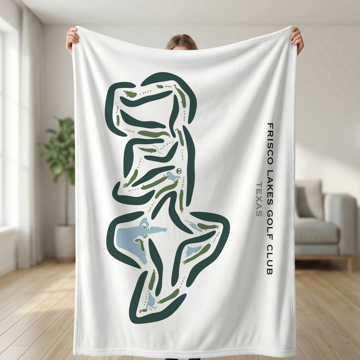 Frisco Lakes Golf Club, Texas - Printed Golf Courses