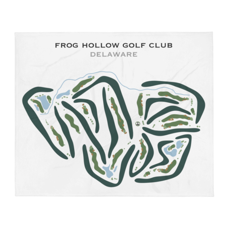 Frog Hollow Golf Club, Delaware - Printed Golf Courses