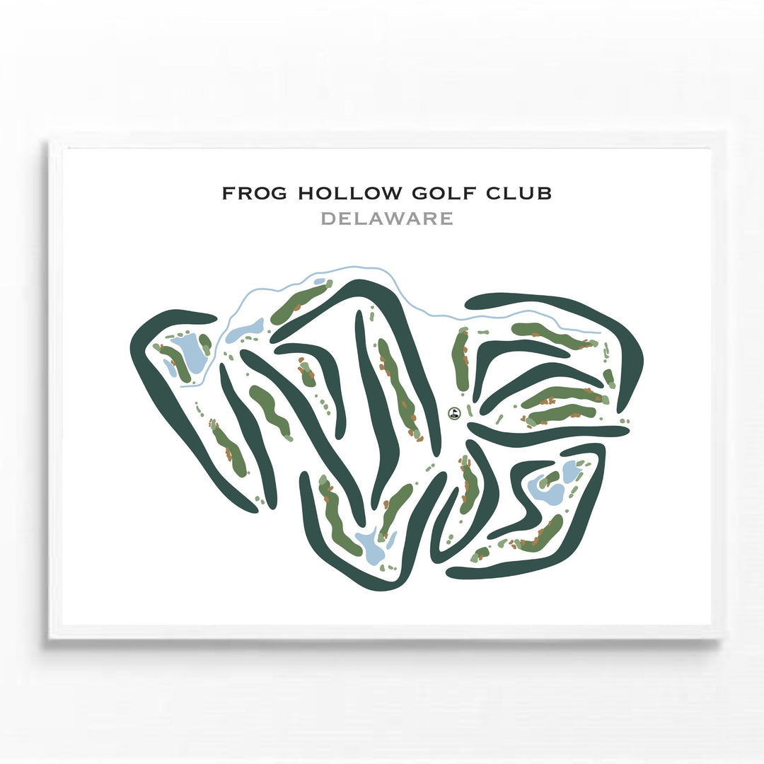 Frog Hollow Golf Club, Delaware - Printed Golf Courses