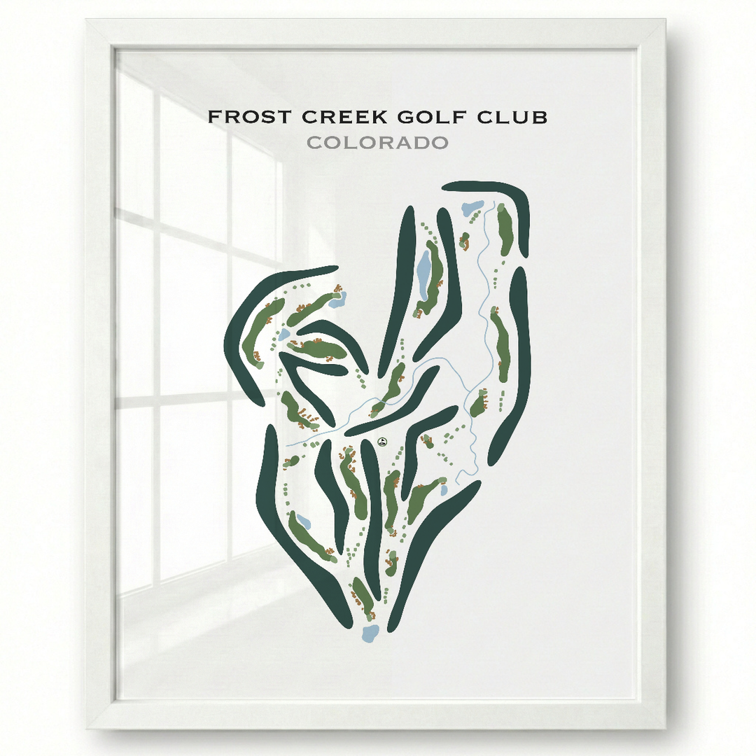Frost Creek Golf Club, Colorado - Printed Golf Course