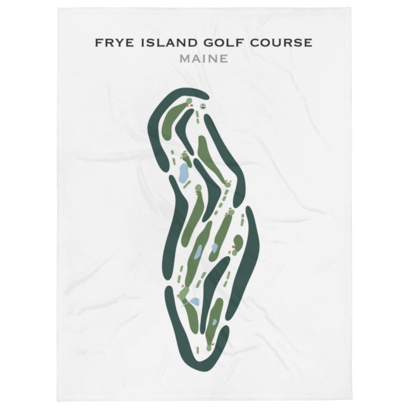 Frye Island Golf Course, Maine - Printed Golf Courses