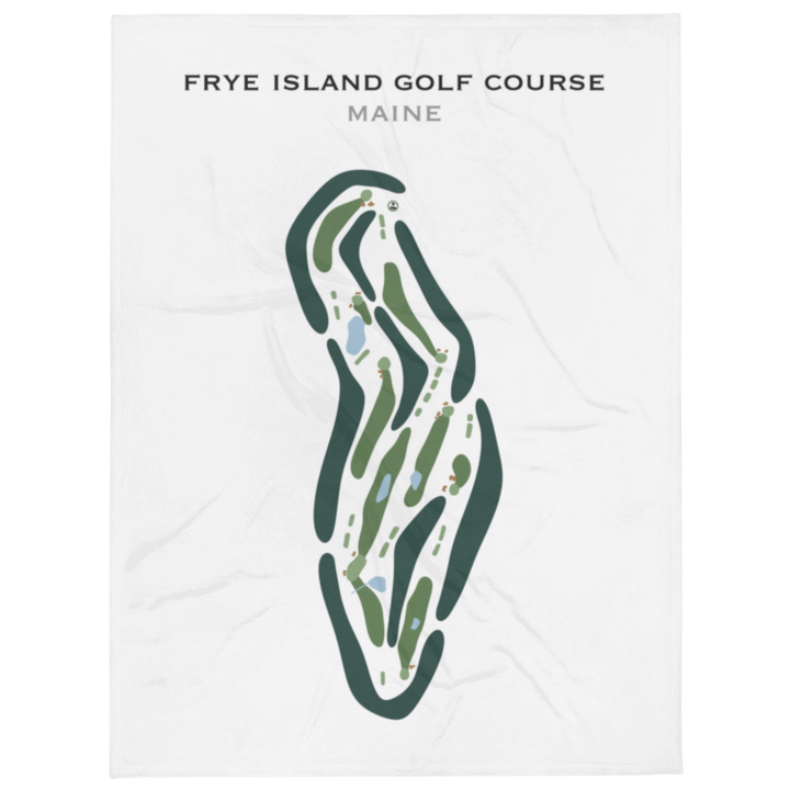 Frye Island Golf Course, Maine - Printed Golf Courses