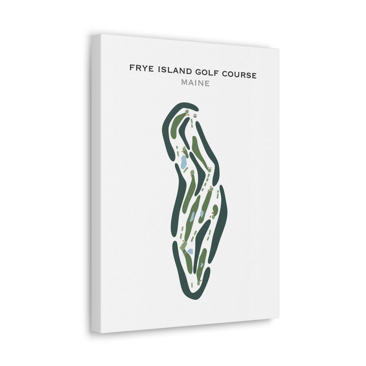 Frye Island Golf Course, Maine - Printed Golf Courses