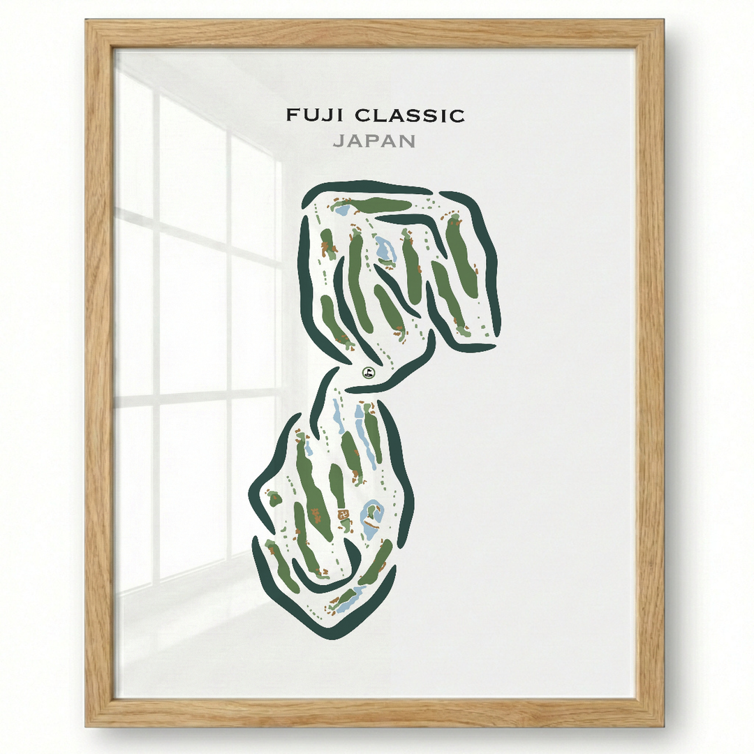 Fuji Classic, Japan - Printed Golf Courses