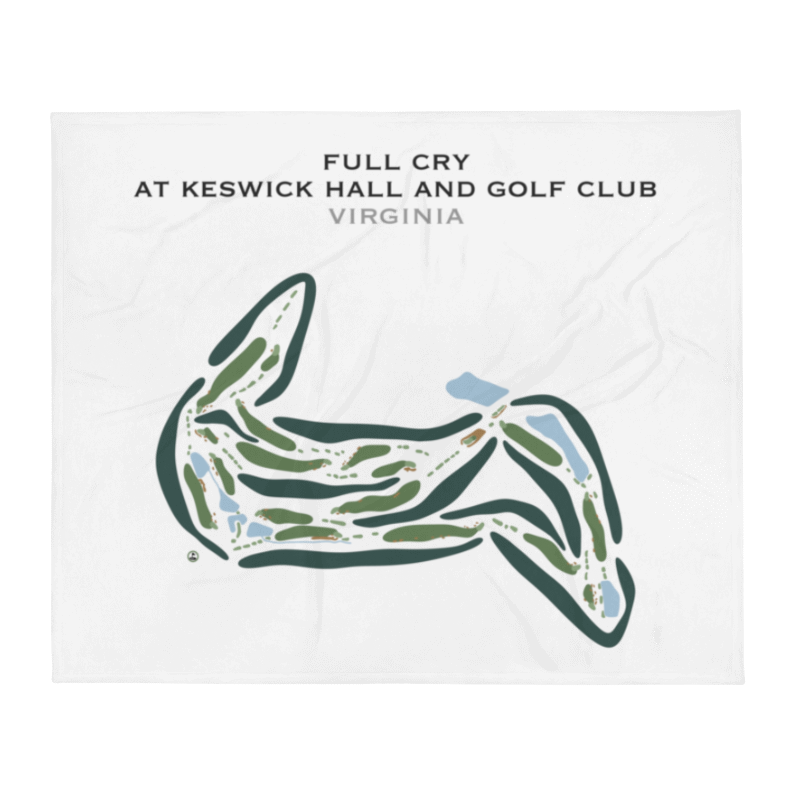 Full Cry at Keswick Hall and Golf Club, Virginia - Printed Golf Courses