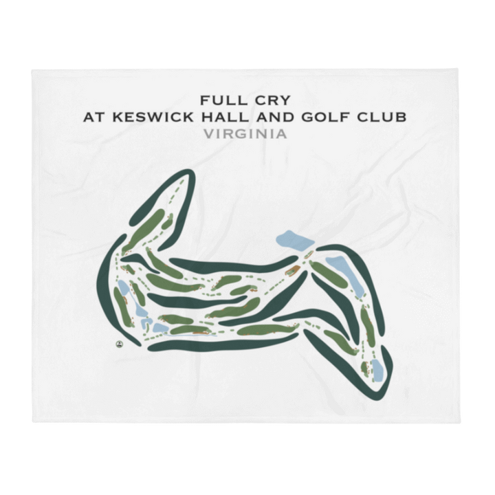 Full Cry at Keswick Hall and Golf Club, Virginia - Printed Golf Courses