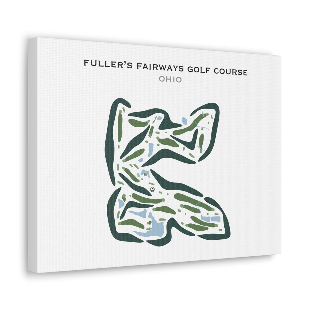 Fuller's Fairways Golf Course, Ohio - Printed Golf Courses