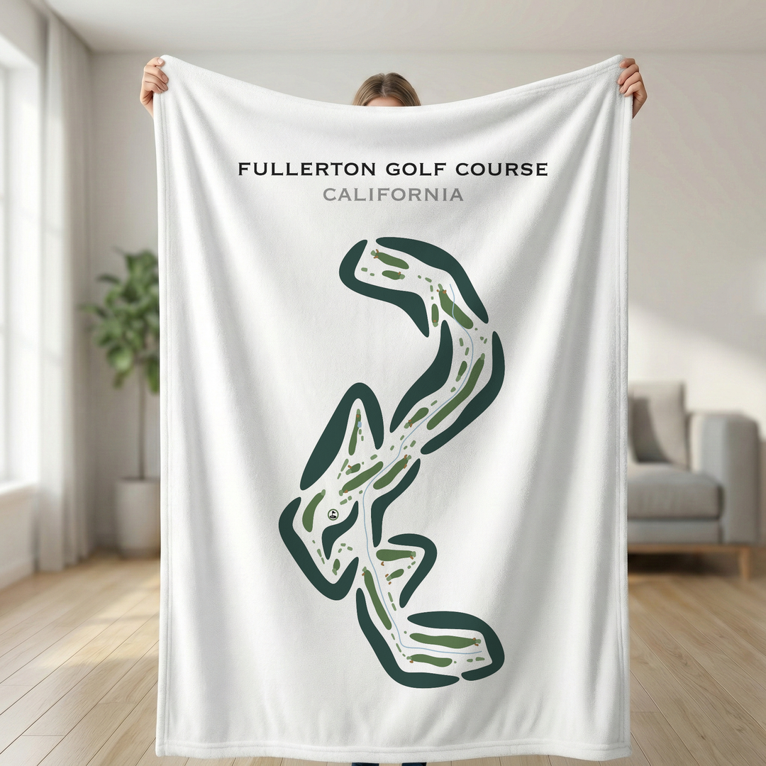 Fullerton Golf Course, California - Printed Golf Courses