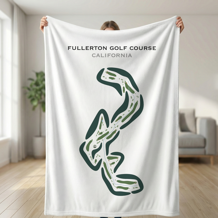 Fullerton Golf Course, California - Printed Golf Courses