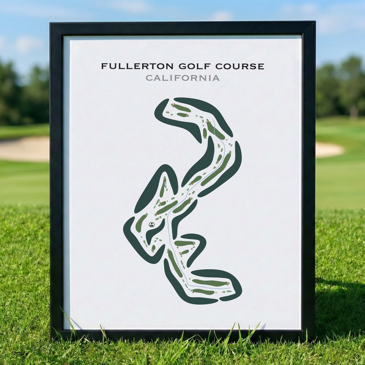 Fullerton Golf Course, California - Printed Golf Courses
