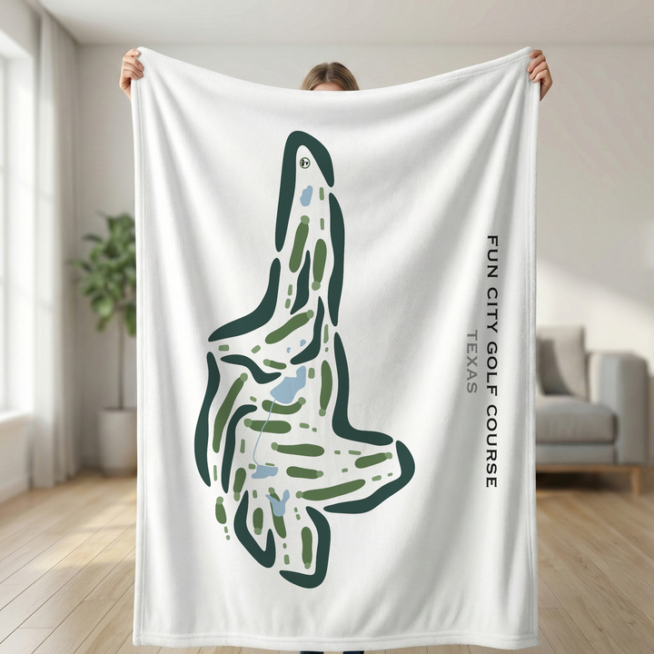 Fun City Golf Course, Texas - Printed Golf Courses