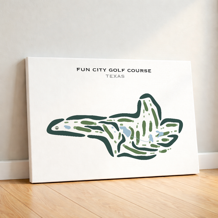Fun City Golf Course, Texas - Printed Golf Courses