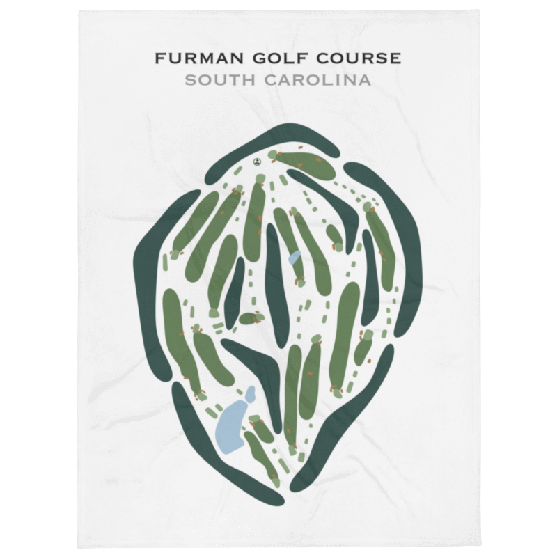 Furman Golf Course, South Carolina - Printed Golf Courses