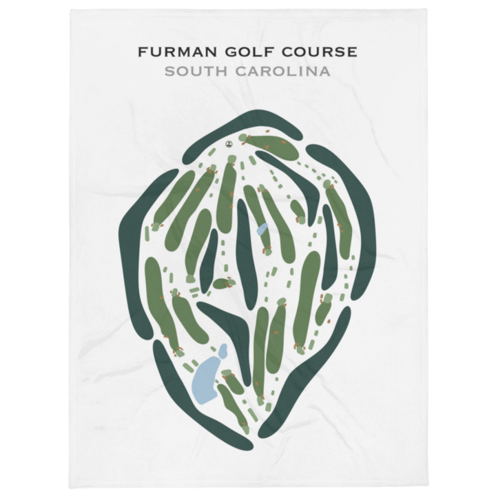 Furman Golf Course, South Carolina - Printed Golf Courses