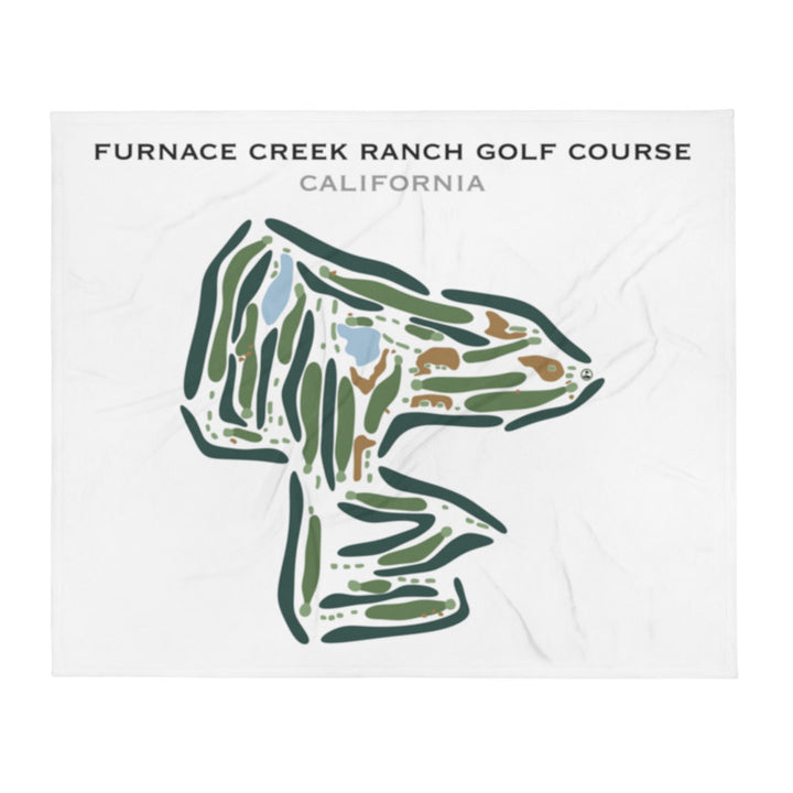 Furnace Creek Ranch Golf Course, California - Printed Golf Course