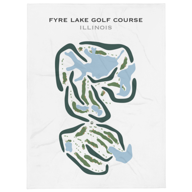 Fyre Lake Golf Course, Illinois - Printed Golf Courses