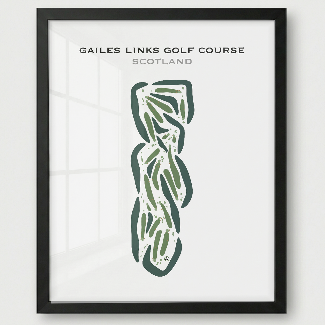 Gailes Links Golf Course, United Kingdom - Printed Golf Courses