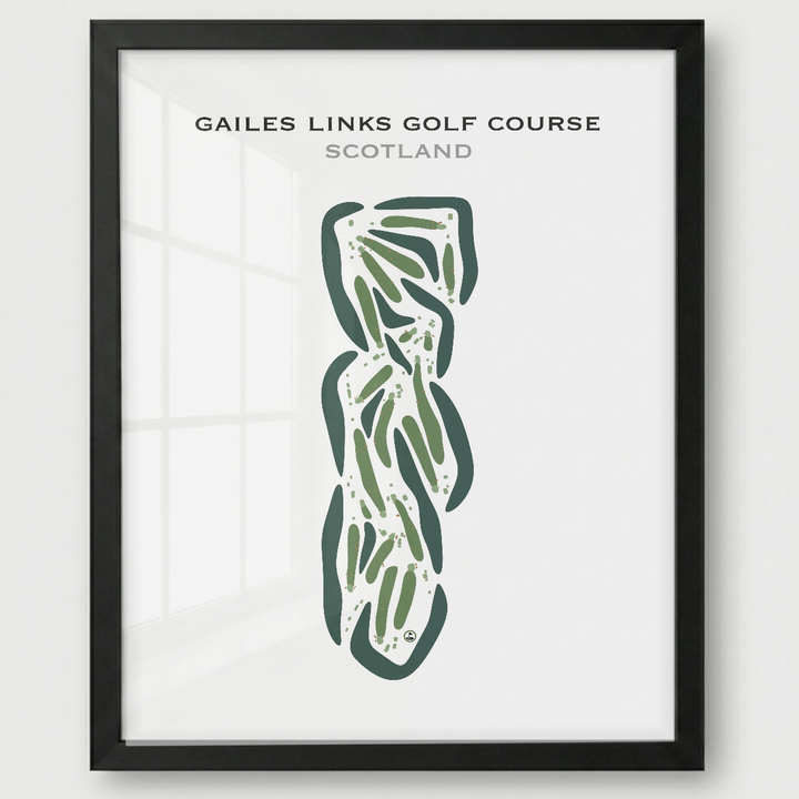 Gailes Links Golf Course, United Kingdom - Printed Golf Courses