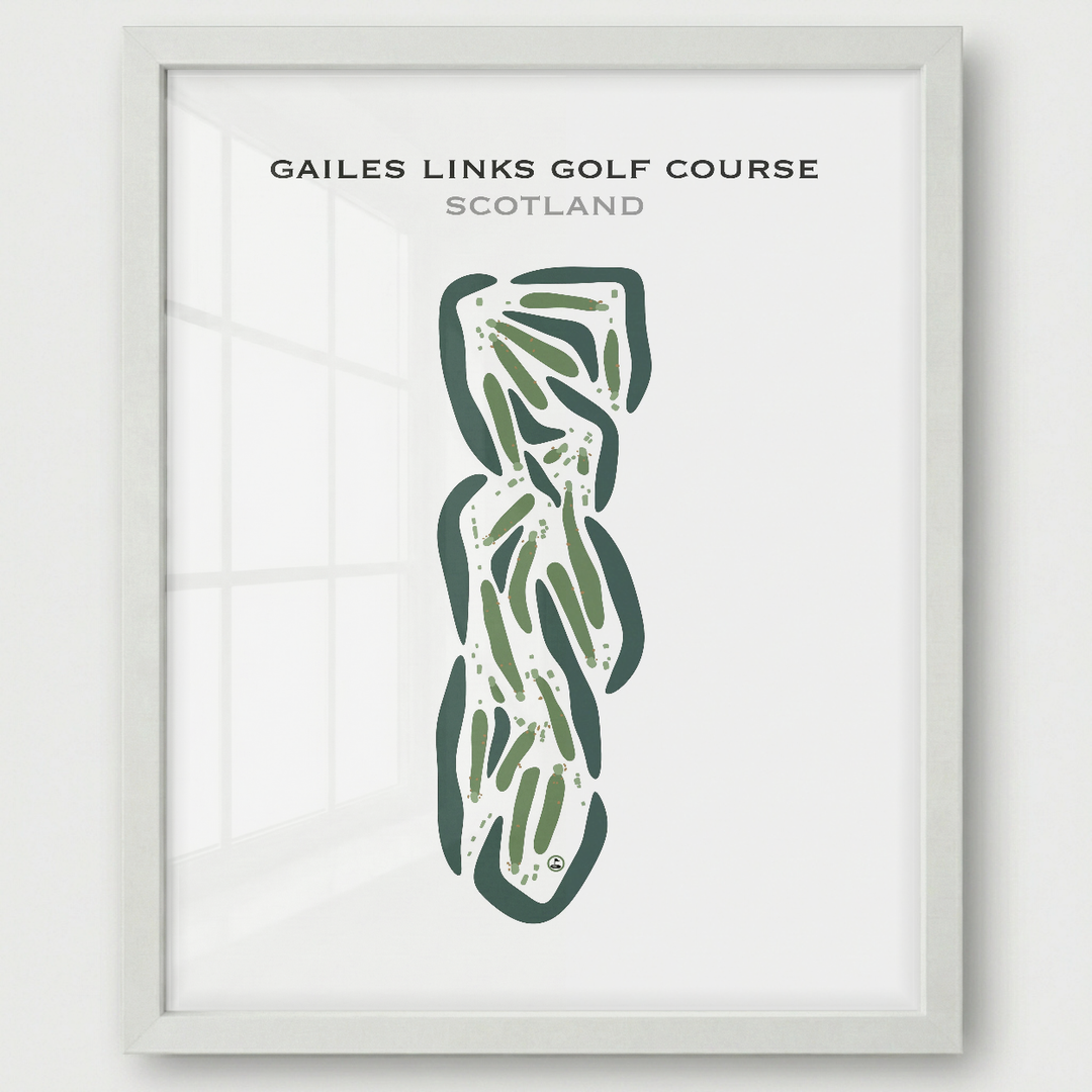 Gailes Links Golf Course, United Kingdom - Printed Golf Courses