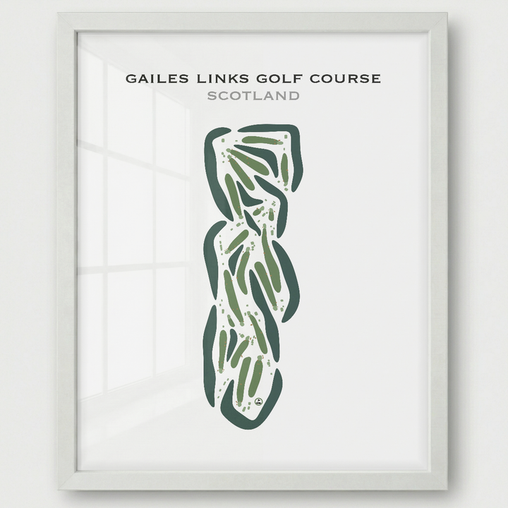 Gailes Links Golf Course, United Kingdom - Printed Golf Courses