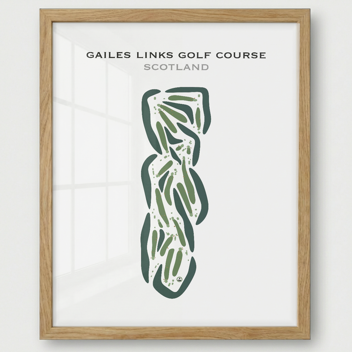 Gailes Links Golf Course, United Kingdom - Printed Golf Courses
