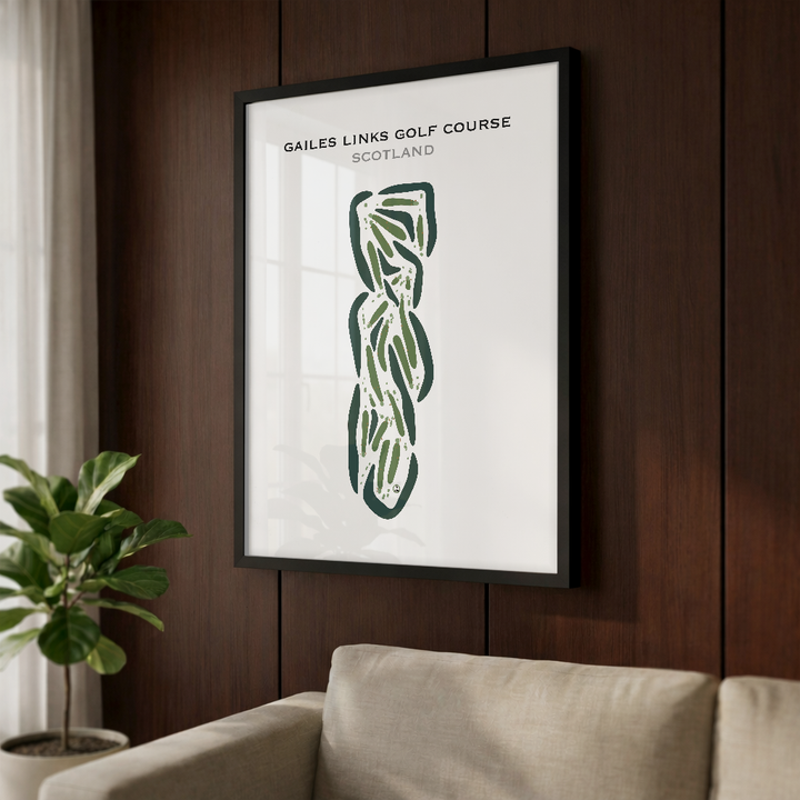 Gailes Links Golf Course, United Kingdom - Printed Golf Courses