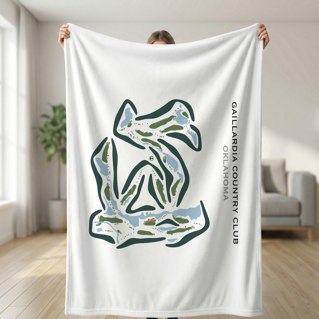 Gaillardia Country Club, Oklahoma - Printed Golf Courses