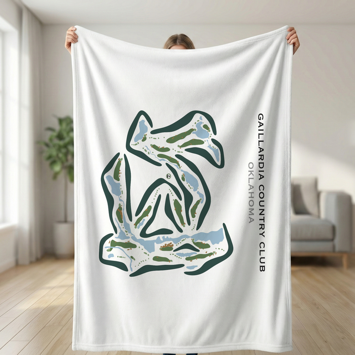 Gaillardia Country Club, Oklahoma - Printed Golf Courses
