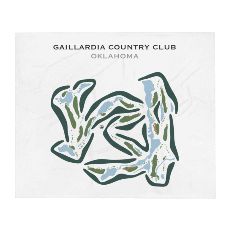 Gaillardia Country Club, Oklahoma - Printed Golf Courses