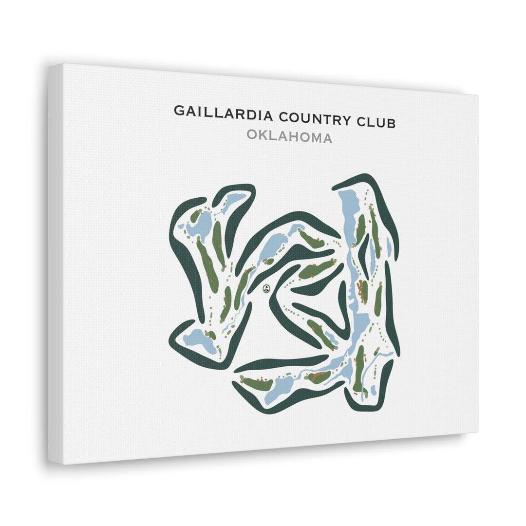 Gaillardia Country Club, Oklahoma - Printed Golf Courses