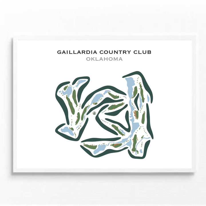 Gaillardia Country Club, Oklahoma - Printed Golf Courses