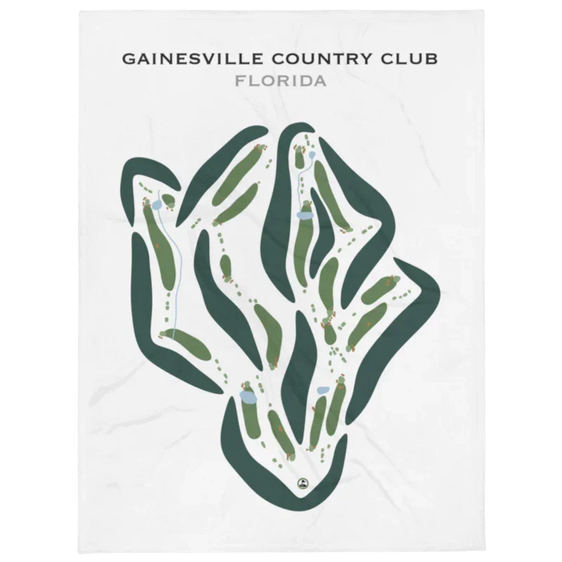 Gainesville Country Club, Florida - Printed Golf Courses