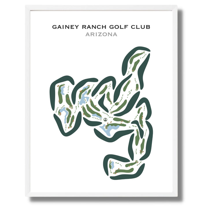 Gainey Ranch Golf Club, Arizona - Printed Golf Courses