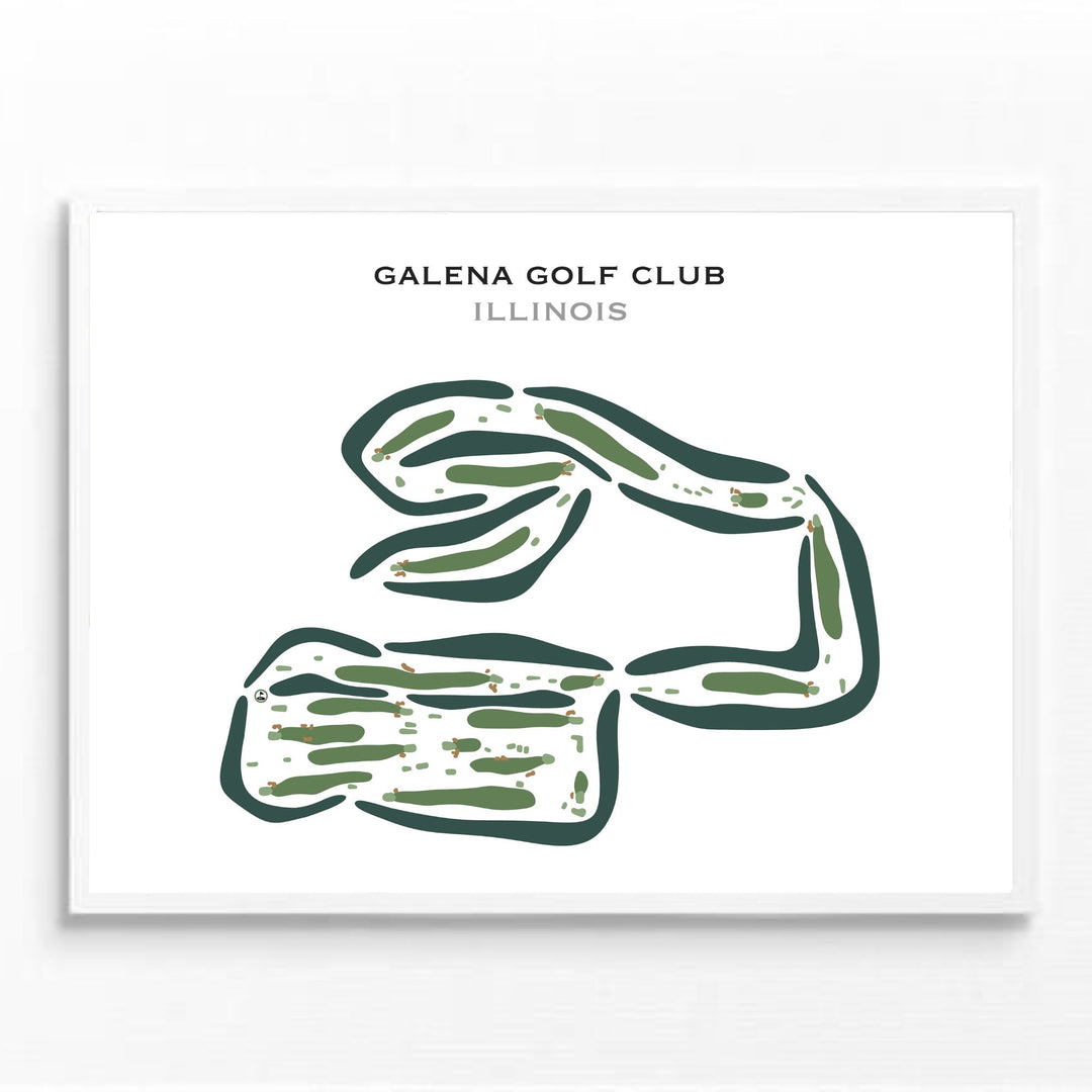 Galena Golf Club, Illinois - Printed Golf Courses