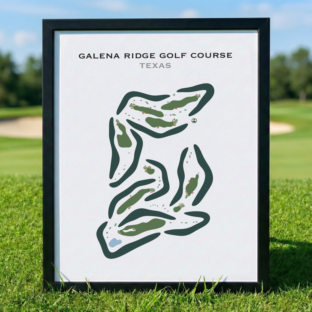 Galena Ridge Golf Course, Idaho - Printed Golf Courses