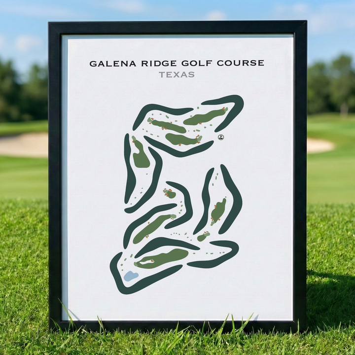 Galena Ridge Golf Course, Idaho - Printed Golf Courses